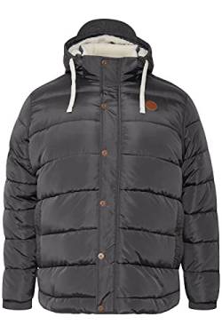 Blend BT Frederic Winterjacke Herren Big & Tall Herrenjacke Jacke Große Größen bis 6xl mit Teddyfell-Kapuze, Größe:3XL, Farbe:Phantom Grey (194205) von b BLEND