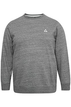 Blend BT Henry Sweatshirt Herren Big & Tall Sweater Pullover Große Größen bis 6XL, Größe:5XL, Farbe:Pewter Mix (200277) von b BLEND