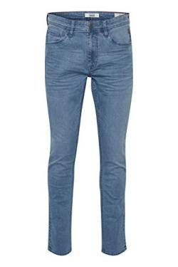 Blend Bengo Herren Jeans Hose Denim elastisches Material aus High-Stretch-Denim Slim Fit, Größe:W33/34, Farbe:Denim Lightblue (76200) von b BLEND