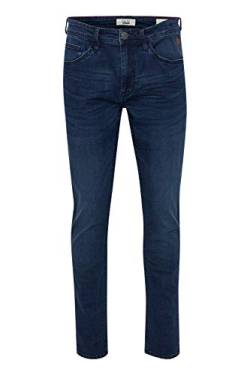 Blend Bengo Herren Jeans Hose Denim elastisches Material mit Stretchanteil Slim Fit, Größe:W32/34, Farbe:Denim Darkblue (76207) von b BLEND