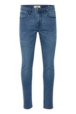 Blend Bengo Herren Jeans Hose Denim elastisches Material mit Stretchanteil Slim Fit, Größe:W33/34, Farbe:Denim middleblue (76201) von b BLEND
