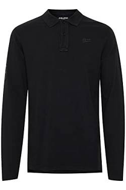 Blend Dahoud Herren Longsleeve Poloshirt Langarmshirt Shirt Mit Polokragen Polohemd Aus 100% Baumwolle, Größe:M, Farbe:Black (70155) von b BLEND