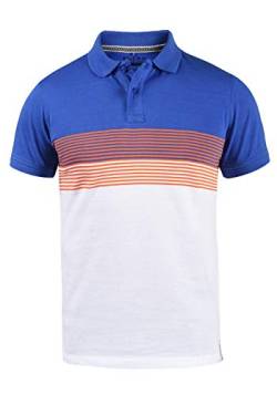 Blend Fabi Herren Poloshirt Polohemd T-Shirt mit Polokragen und Streifen aus 100% Baumwolle, Größe:XL, Farbe:Federal Blue (74001) von b BLEND