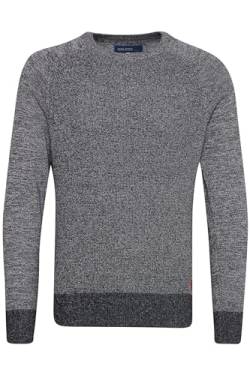 Blend Gandolf Herren Strickpullover Feinstrick Pullover Mit Rundhals Und Melierung Aus 100% Baumwolle, Größe:XL, Farbe:Black (70155) von b BLEND