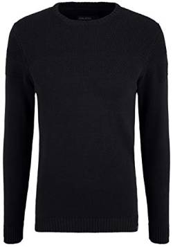 Blend Gastamo Herren Strickpullover Feinstrick Pullover mit Rundhalsausschnitt, Größe:XL, Farbe:Black (194007) von b BLEND