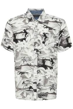 Blend He BHShirt Herren Kurzarmhemd Hemd Herrenhemd Reverskragen 100% Viskose Regular fit, Größe:M, Farbe:Black (194007) von b BLEND