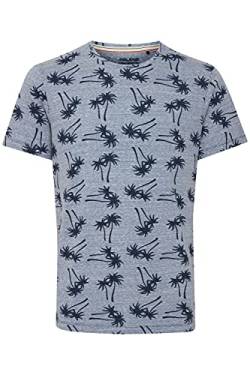 Blend Herren T-Shirt Kurzarm Shirt mit Print 20712070, Größe:XL, Farbe:Moonlight Blue (184027) von b BLEND
