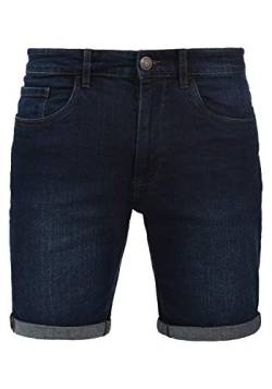 Blend Joel Herren Jeans Shorts Kurze Denim Hose mit leichtem Stretchanteil, Größe:S, Farbe:Denim Darkblue (76207) von b BLEND