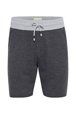 Blend Julio Herren Sweatshorts Kurze Hose Sport- Shorts aus hochwertiger Baumwollmischung Meliert, Größe:M, Farbe:Charcoal (70818) von b BLEND