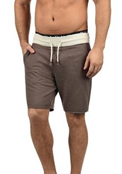 Blend Julio Herren Sweatshorts Kurze Hose Sport- Shorts aus hochwertiger Baumwollmischung Meliert, Größe:XL, Farbe:Mocca Mix (70816) von b BLEND