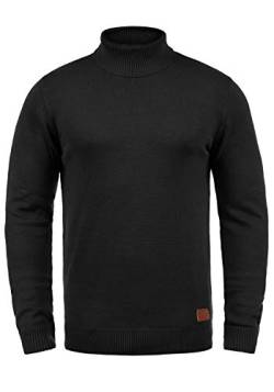 Blend Latif Herren Rollkragenpullover Pullover Strickpullover mit Rollkragen, Größe:XL, Farbe:Black (70155) von b BLEND