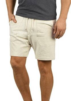 Blend Mulker Herren Sweatshorts Kurze Hose Jogginghose mit Kordel Regular Fit, Größe:3XL, Farbe:Sand Mix (70810) von b BLEND