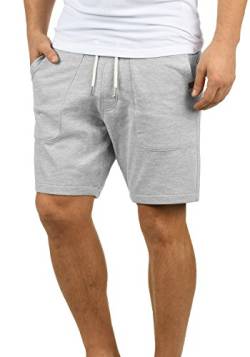 Blend Mulker Herren Sweatshorts Kurze Hose Jogginghose mit Kordel Regular Fit, Größe:XL, Farbe:Zink Mix (70815) von b BLEND
