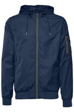 Blend Razy Herren Übergangsjacke Herrenjacke Jacke mit Kapuze, Größe:M, Farbe:Mood Indigo (74648) von b BLEND