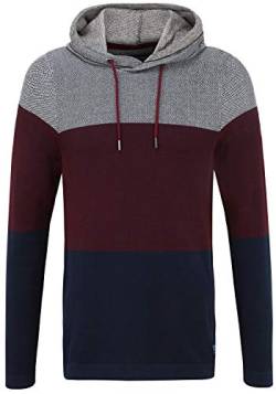 Blend Salado Herren Strickpullover Feinstrick Pullover mit Kapuze, Größe:XXL, Farbe:Dress Blues (194024) von b BLEND