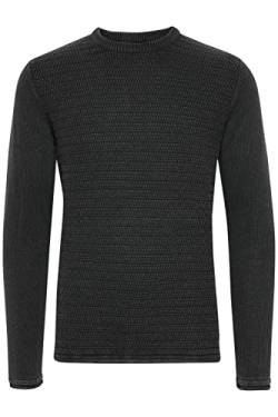 Blend Taavi Herren Strickpullover Grobstrick Pullover aus 100% Baumwolle, Größe:XXL, Farbe:Phantom Grey (194205) von b BLEND