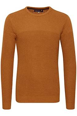 Blend Tafari Herren Strickpullover Grobstrick Pullover aus 100% Baumwolle, Größe:L, Farbe:Glazed Ginger (181154) von b BLEND