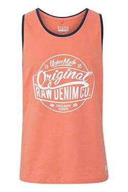 Blend Walex Herren Tank Top Mit Print Und Rundhalsausschnitt Aus 100% Baumwolle, Größe:M, Farbe:Coral Sea Red (73828) von b BLEND