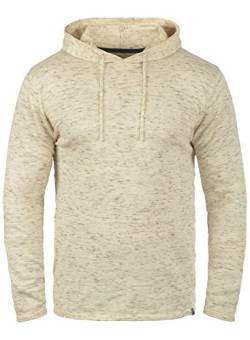 Blend Xing Herren Strickpullover Kapuzenpullover Feinstrick Pullover Mit Kapuze Und Melierung Aus 100% Baumwolle, Größe:M, Farbe:Sand Mix (70810) von b BLEND