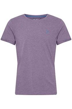 b BLEND Gila Herren T-Shirt Kurzarm Shirt mit Rundhalsausschnitt und Stickerei, Größe:XXL, Farbe:Chalk Violet (173615) von b BLEND