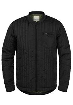 b BLEND Stan Herren Steppjacke Übergangsjacke Jacke gefüttert mit Stehkragen, Größe:M, Farbe:Black (194007) von b BLEND