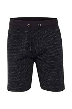 b BLEND Tokker Herren Sweatshorts Kurze Hose Jogginghose mit Rippbund und Kordelzug Regular Fit, Größe:M, Farbe:Black (194007) von b BLEND