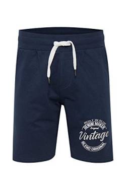 b BLEND Torben Herren Sweatshorts Kurze Hose Jogginghose mit Rippbund und Kordelzug Regular Fit, Größe:XL, Farbe:Dress Blues (194024) von b BLEND