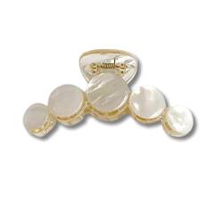 Beautiful hair clips mother of pearl classy 2 sizes von b behover.
