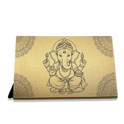 b behover. Ganesha Indian Hindu Gold Credit Card Holder - Durable Card Wallet with Anti Skim von b behover.