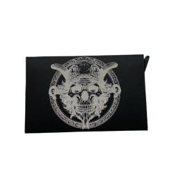 b behover. Minimalist Black Skull Credit Card Holder - Durable and trendy Card Wallet for Important Cards von b behover.