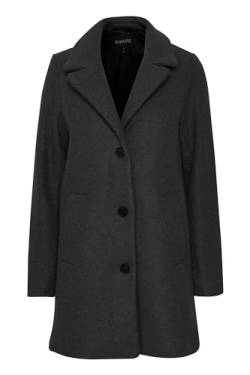 Byoung Kurzmantel Klassische Elegante Coat Jacke ohne Kapuze Oberschenkellang BYCECILA, Farben:Schwarz-2, Größe:40 von b.young