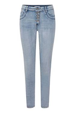 b.young BXKAILY Jeans NO Damen Jeans Denim Hose 5-Poket-Style Baumwolle mit Stretch Skinny Fit, Größe:38, Farbe:Ligth Blue Denim (200460) von b.young