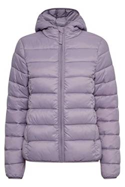 b.young BYBELENA Damen Steppjacke Übergangsjacke Jacke mit Kapuze und Reißverschluss Puffer-Jacke normale Länge, Größe:34, Farbe:Dusk (173812) von b.young