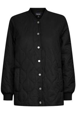 b.young BYBERTA JACKET 3 Damen Steppjacke Jacke glattes Futter 100% Nylon regular fit, Größe:44, Farbe:Black (200451) von b.young