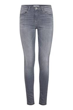 b.young BYLola Luni Damen Jeans Denim Hose Baumwolle mit Stretch Slim Fit 5-Pocket-Hose, Größe:26/30, Farbe:Light Grey Denim (200463) von b.young