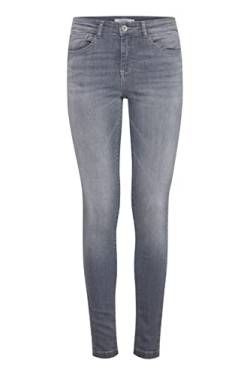 b.young BYLola Luni Damen Jeans Denim Hose Baumwolle mit Stretch Slim Fit 5-Pocket-Hose, Größe:27/30, Farbe:Light Grey Denim (200463) von b.young