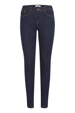 b.young BYLola Luni Damen Jeans Denim Hose Baumwolle mit Stretch Slim Fit 5-Pocket-Hose, Größe:28/30, Farbe:Dark Blue Denim (200462) von b.young