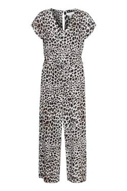 b.young BYMMMJOELLA Damen Jumpsuit Overall Einteiler V-Ausschnitt regular fit, Größe:40, Farbe:Black Leo Mix (202956) von b.young