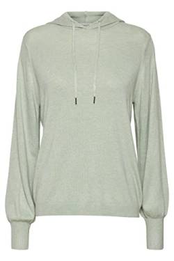 b.young BYMMPIMBA Hoodie Jumper Hoodie Jumper - Damen Langer Kapuzenpullover Hoodie Longpullover mit Kapuze, Größe:M, Farbe:Frosty Green Melange (1557061) von b.young