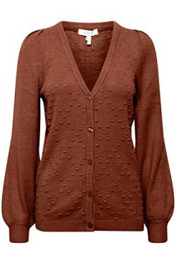 b.young - BYNONINA LS Cardigan - Cardigan - 20811912, Größe:L, Farbe:Brunette Melange (1912351) von b.young