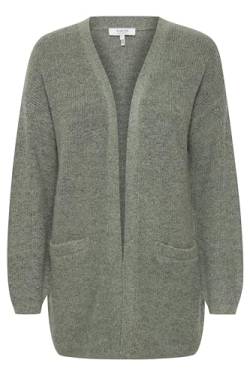 b.young - BYOLYMPIA LS Cardigan - Cardigan - 20810211, Größe:S, Farbe:Seagrass Melange (1660081) von b.young