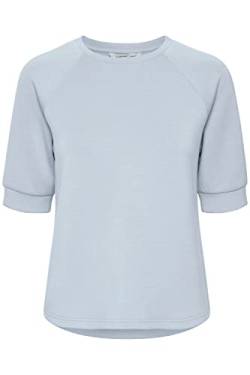 b.young BYPUSTI Damen T-Shirt Kurzarm Shirt Rundhalsausschnitt mit Raglanärmeln Regular Fit, Größe:XL, Farbe:Kentucky Blue (153915) von b.young