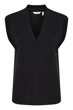 b.young BYPUSTI Slipover Slipover - Pullunder Damen Feinstrick Strickpullover Pullover mit V-Ausschnitt, Größe:L, Farbe:Black (200451) von b.young