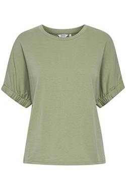 b.young Damen Shirt T-Shirt ohne Print 20809820, Größe:XXL, Farbe:Oil Green (170115) von b.young