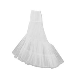 Damen Hoop Petticoat Unterrock Victorian A-Linie Unterrock Rüschen Hochzeit Prom Half Slips Braut Lolita Crinoline von babao
