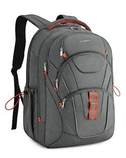 bagsmart Rucksack Herren, Groß Laptop Rucksack 17 Zoll Schulrucksack Reiserucksack Anti Diebstahl Laptoptasche, Bordgepäck Kabinenrucksack für Reise Weekender Trip von bagsmart