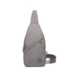 Crossbody Bags for Women, Crossbody Purse Bag, Sling Bag, Lightweight and Compact (Grey) von bagwise