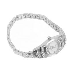 balacoo Armbanduhr- Diamant- Armbanduhr Silberne Armbanduhr Kristall- Premium- Bling- Uhr von balacoo