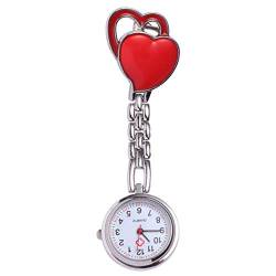 balacoo Taschenuhr Hängende Uhr Kreative Hängeuhr Personalisierte Uhr Digitaluhr Für Frauen Krankenschwestern Schauen Zu Herzförmige Uhr Quarzuhren Fräulein Aufsteckbar von balacoo