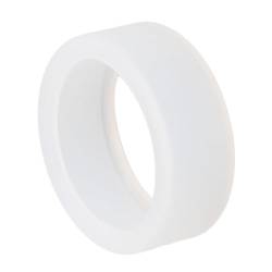 banapoy Silikon-Ringabdeckung für Smart Ring, Smart Ring Silikon-elastische Hülle, Fitness-Tracker-Ringschutz, Kratzfeste Schutzhülle, Kompatibel mit den Meisten Smart Ringen (WHITE) von banapoy